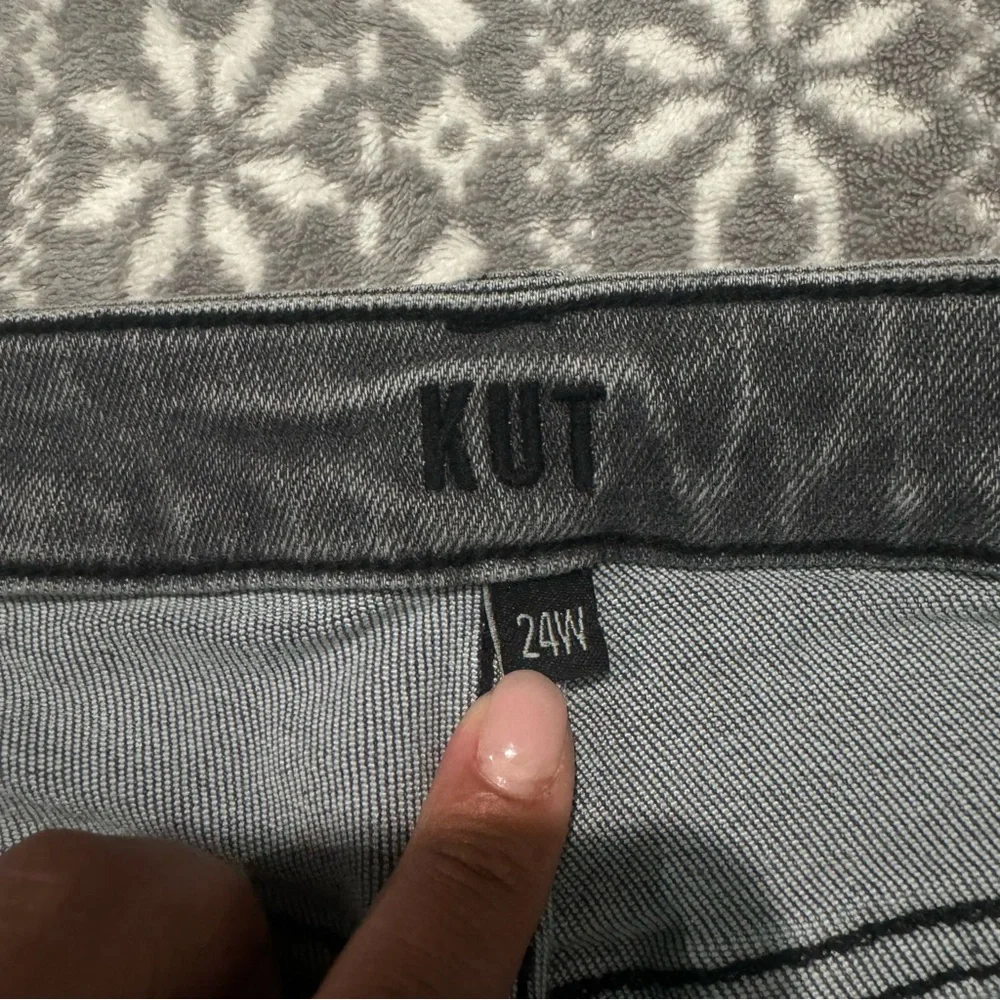 NWT Stitch Fix Kut From The Kloth High Rise Fab Ab‎ Ankle Skinny Gray Size 24W